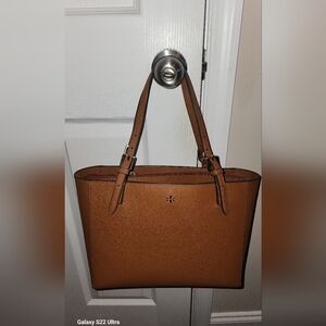 Tory Burch Brown Leather Tote